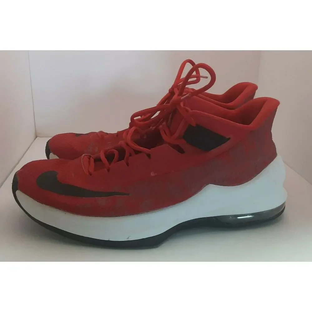 Nike Boys Air Max Infuriate II AH3426-600 Red Basketball Shoes Sneakers Size 7Y